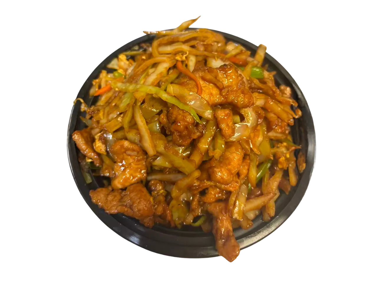 Moo shu pork with vegetables at Chen's Garden, a Chinese Restaurant in Leesburg